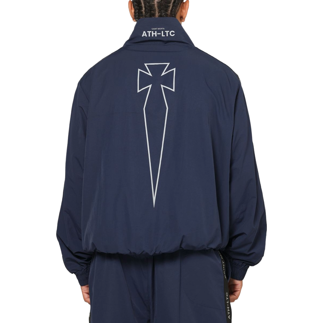 SAINT MORTA| ATHLETIC ZIP JACKET NAVY