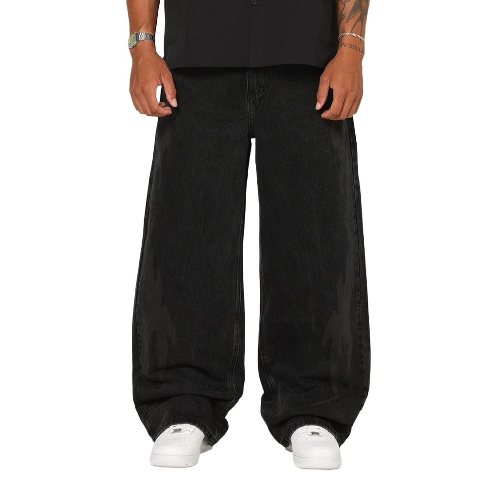 SAINT MORTA| AMPLUS INFERNAL RINSE JEANS BLACK