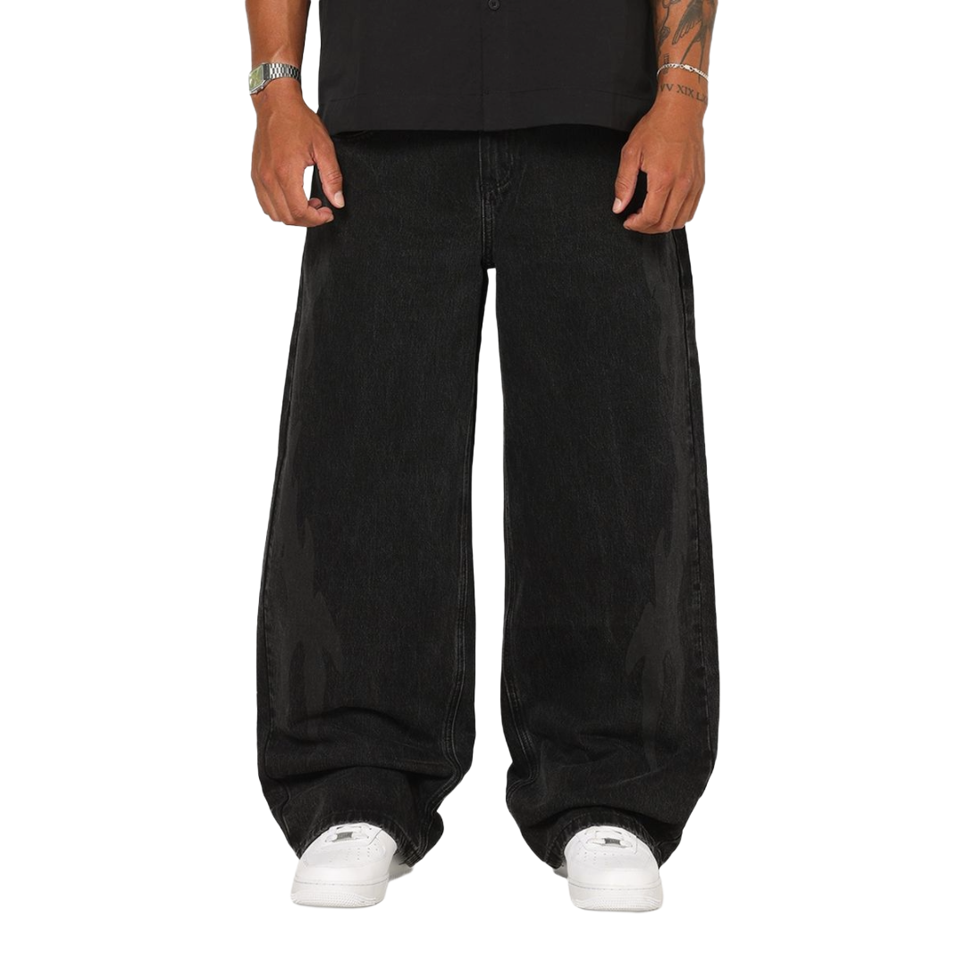 SAINT MORTA| AMPLUS INFERNAL RINSE JEANS BLACK
