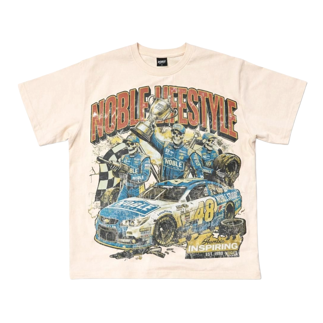 NOBLE| RACECAR PINK TEE