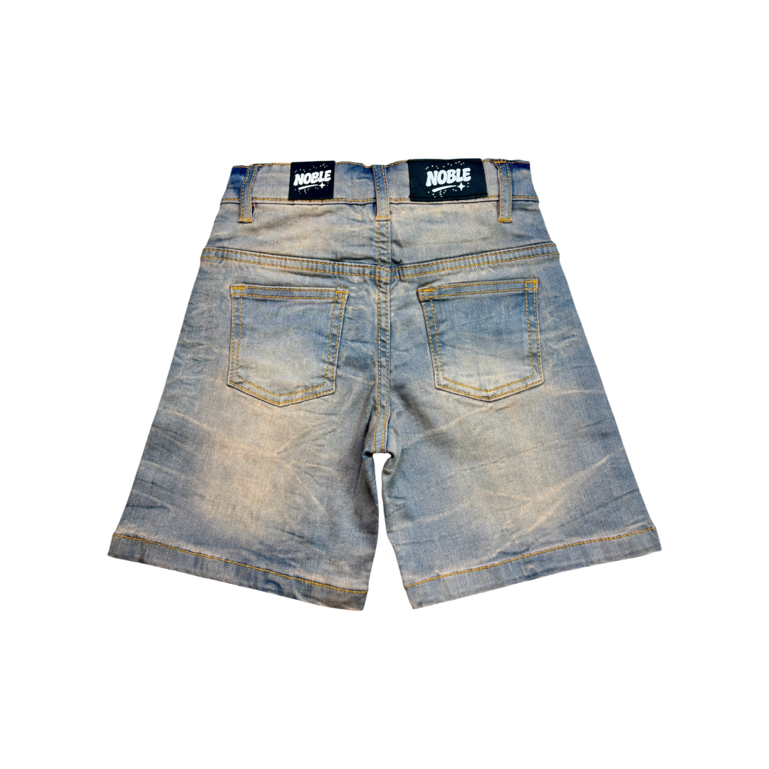 NOBLE| KIDS SHOOTING STARS DENIM SHORTS