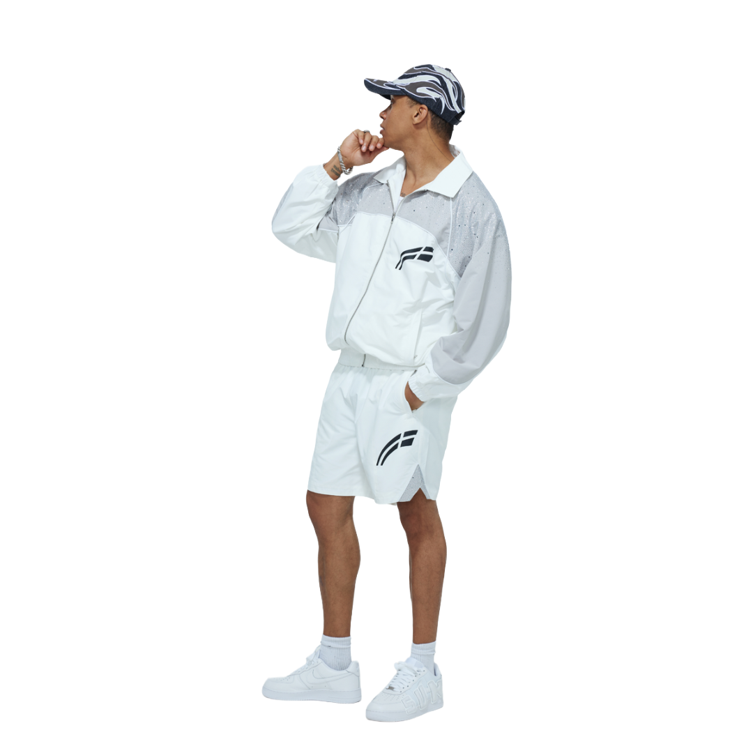 RVS LABS| ASTRAL SHORTS WHITE/COOL GREY