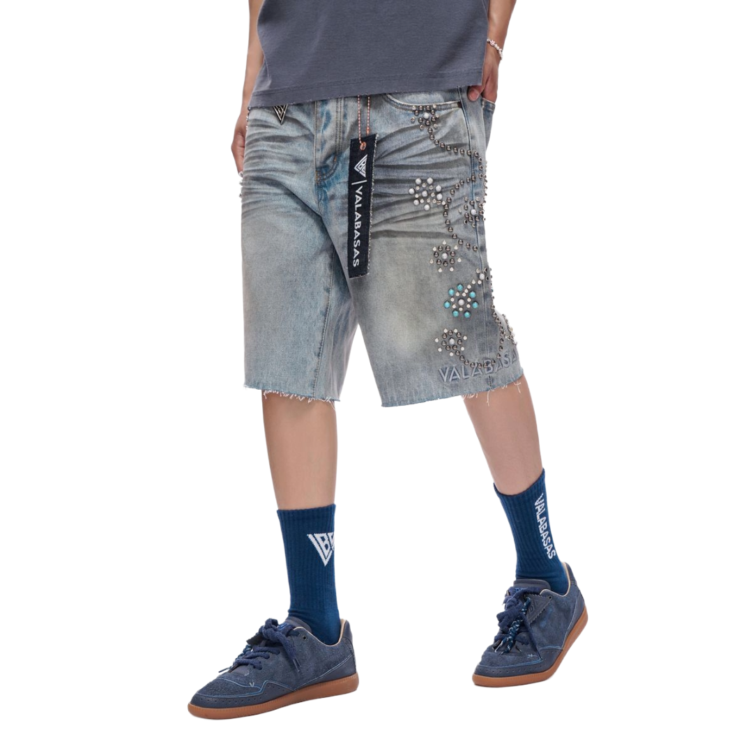 VALABASAS| MUSE DENIM SHORTS LIGHT DIRTY WASH