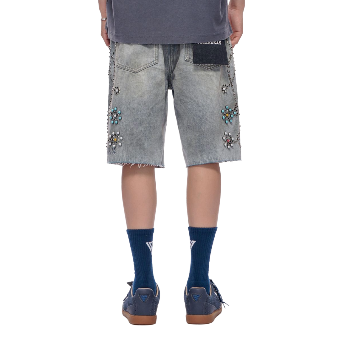 VALABASAS| MUSE DENIM SHORTS LIGHT DIRTY WASH