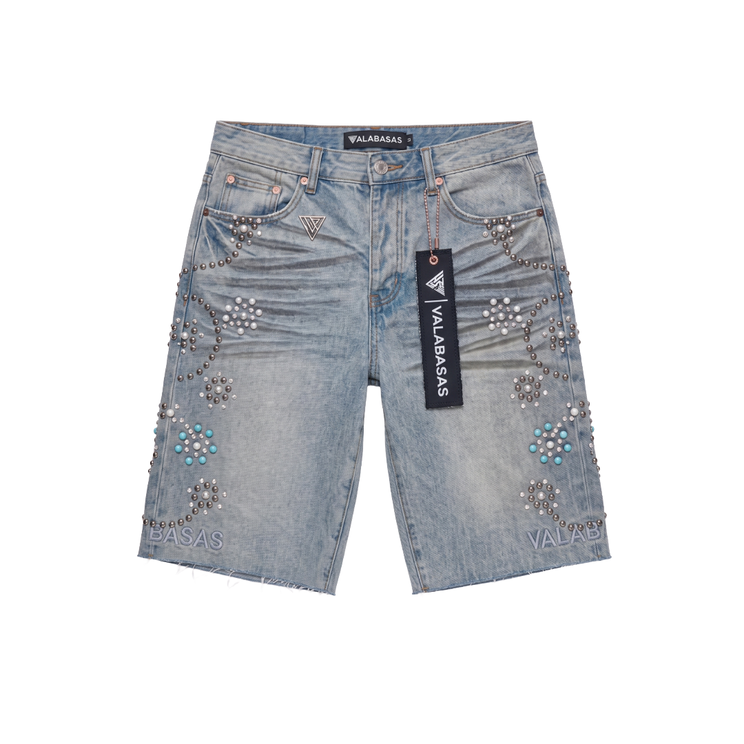 VALABASAS| MUSE DENIM SHORTS LIGHT DIRTY WASH