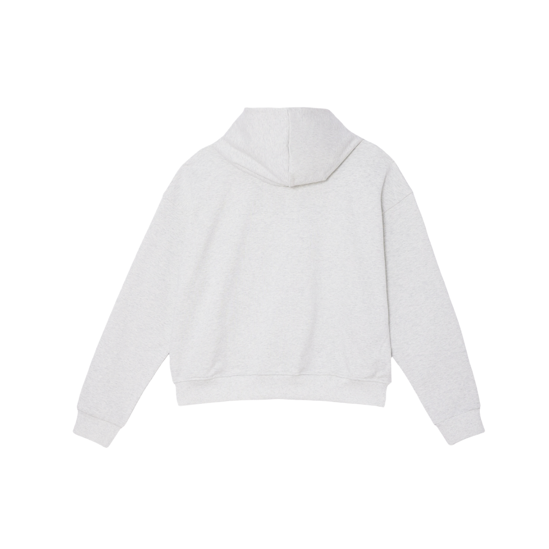 AZVA| CRYSTAL CACTUS ZIP HOODIE GREY