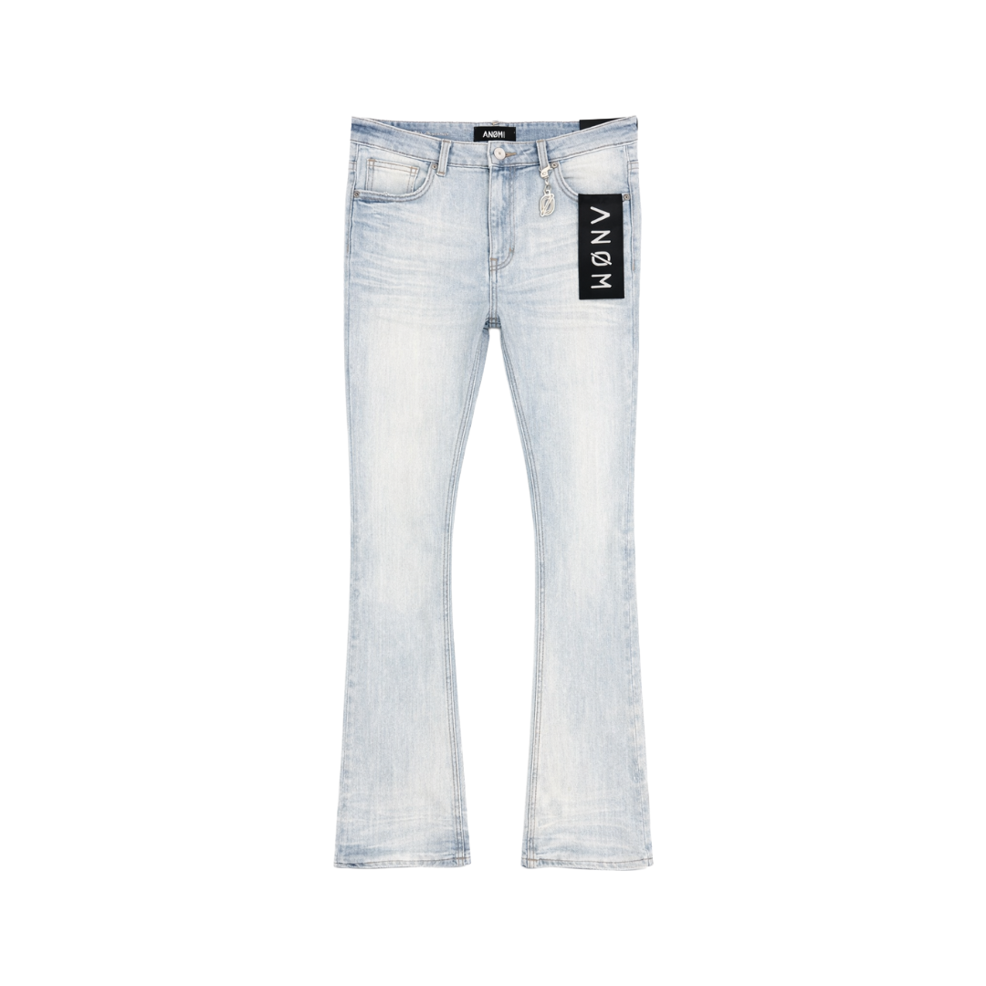ANOM| AURA STACKED ICE BLUE JEANS