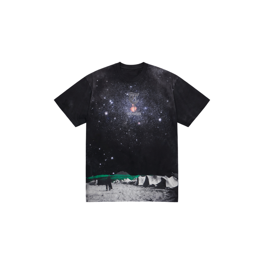 TRNCHS| LIGHT FROM BELOW BLACK TEE