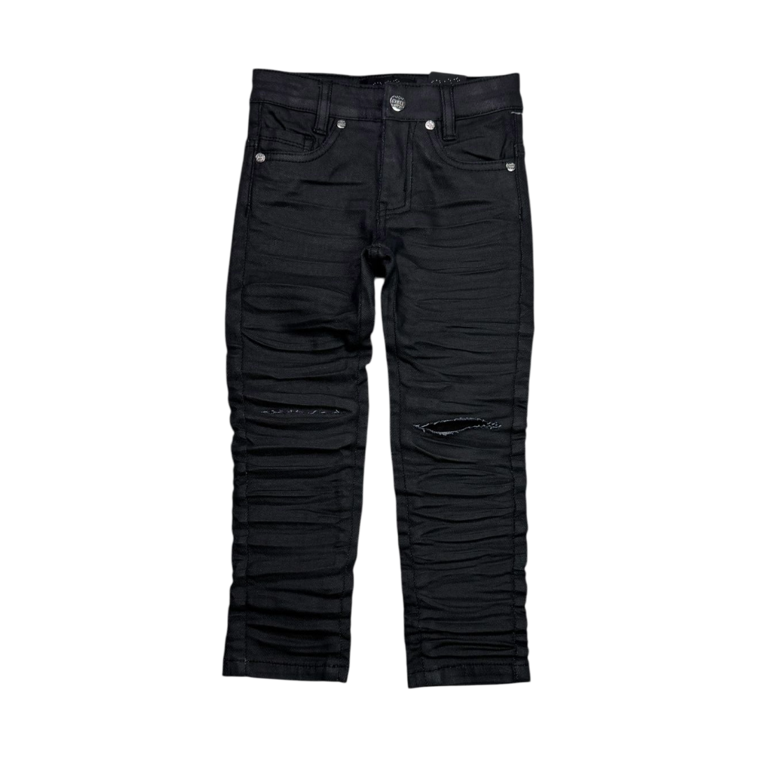 NOBLE| KIDS ESSENTIAL GREY WAX JEANS