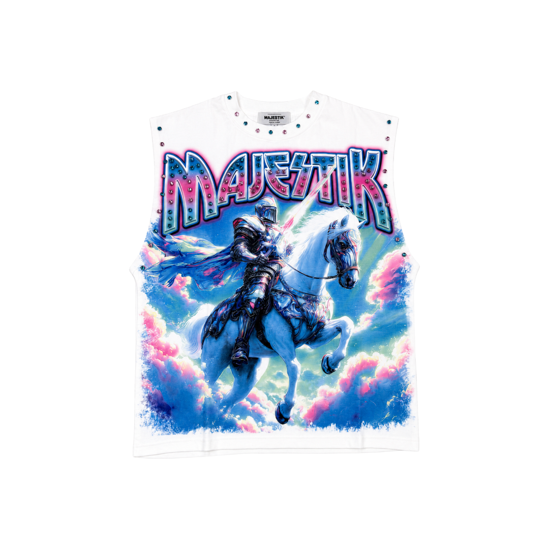 MAJESTIK| CELESTIAL KNGIHT MUSCLE TEE