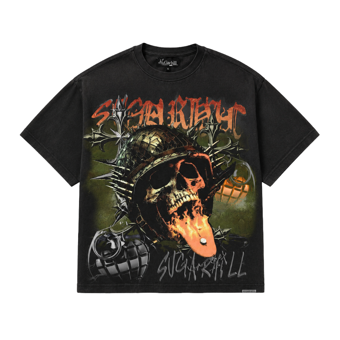 PLATOON TEE BLACK VINTAGE