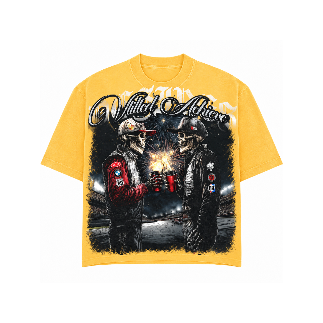 ACHEIVE TEE YELLOW