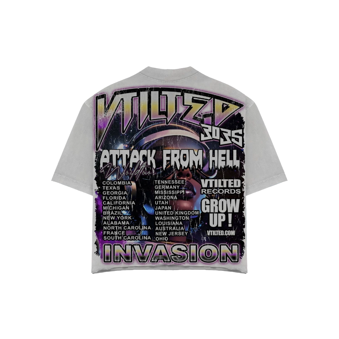 INFESTATION TEE GREY