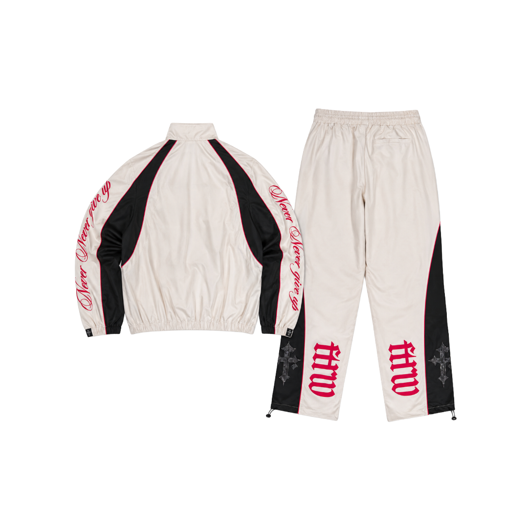 PROPERTY OF FIRST ROW TRACKSUIT CREAM