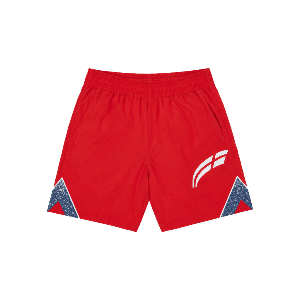 RVS LABS| ASTRAL SHORTS CHERRY/STEEL BLUE