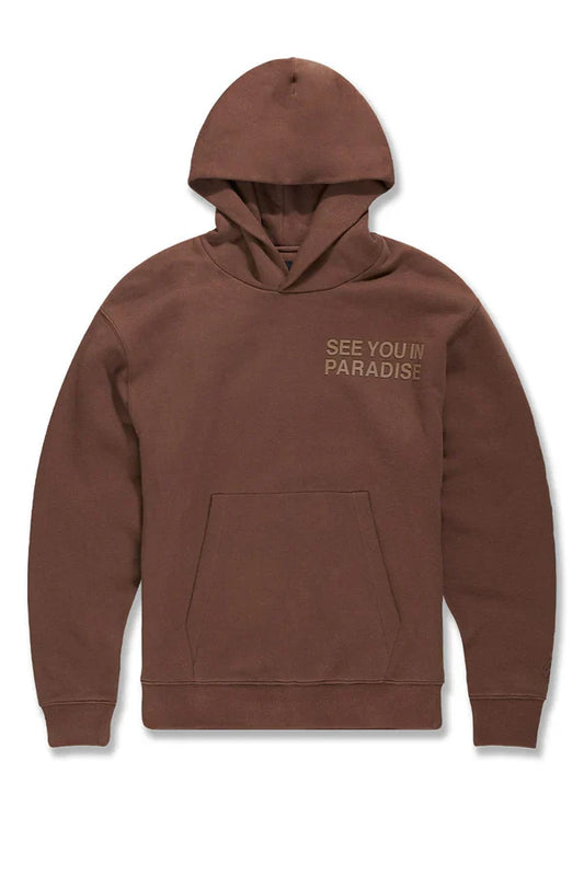 Jordan Craig| Paradise Tonal Pullover Hoodie Chocolate