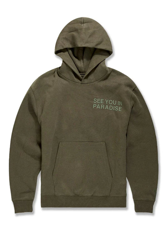 Jordan Craig| Paradise Tonal Pullover Hoodie Olive