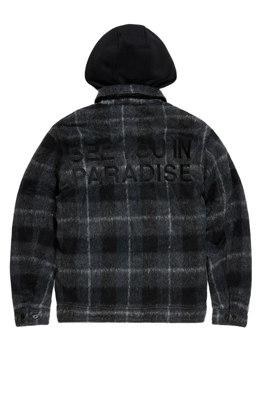 JORDAN CRAIG| SYIP HOODED FLANNEL SHACKET