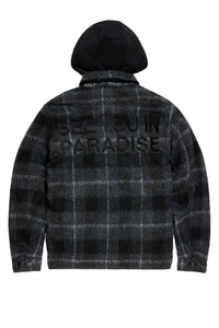 JORDAN CRAIG| SYIP HOODED FLANNEL SHACKET