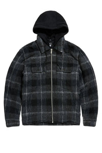 JORDAN CRAIG| SYIP HOODED FLANNEL SHACKET