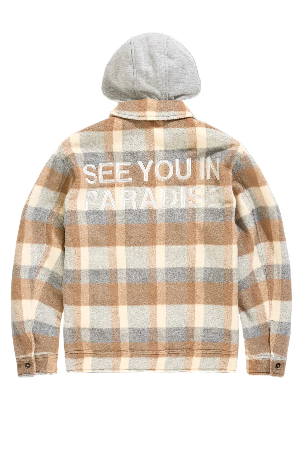JORDAN CRAIG| SYIP HOODED FLANNEL SHACKET
