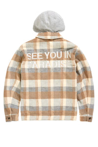JORDAN CRAIG| SYIP HOODED FLANNEL SHACKET