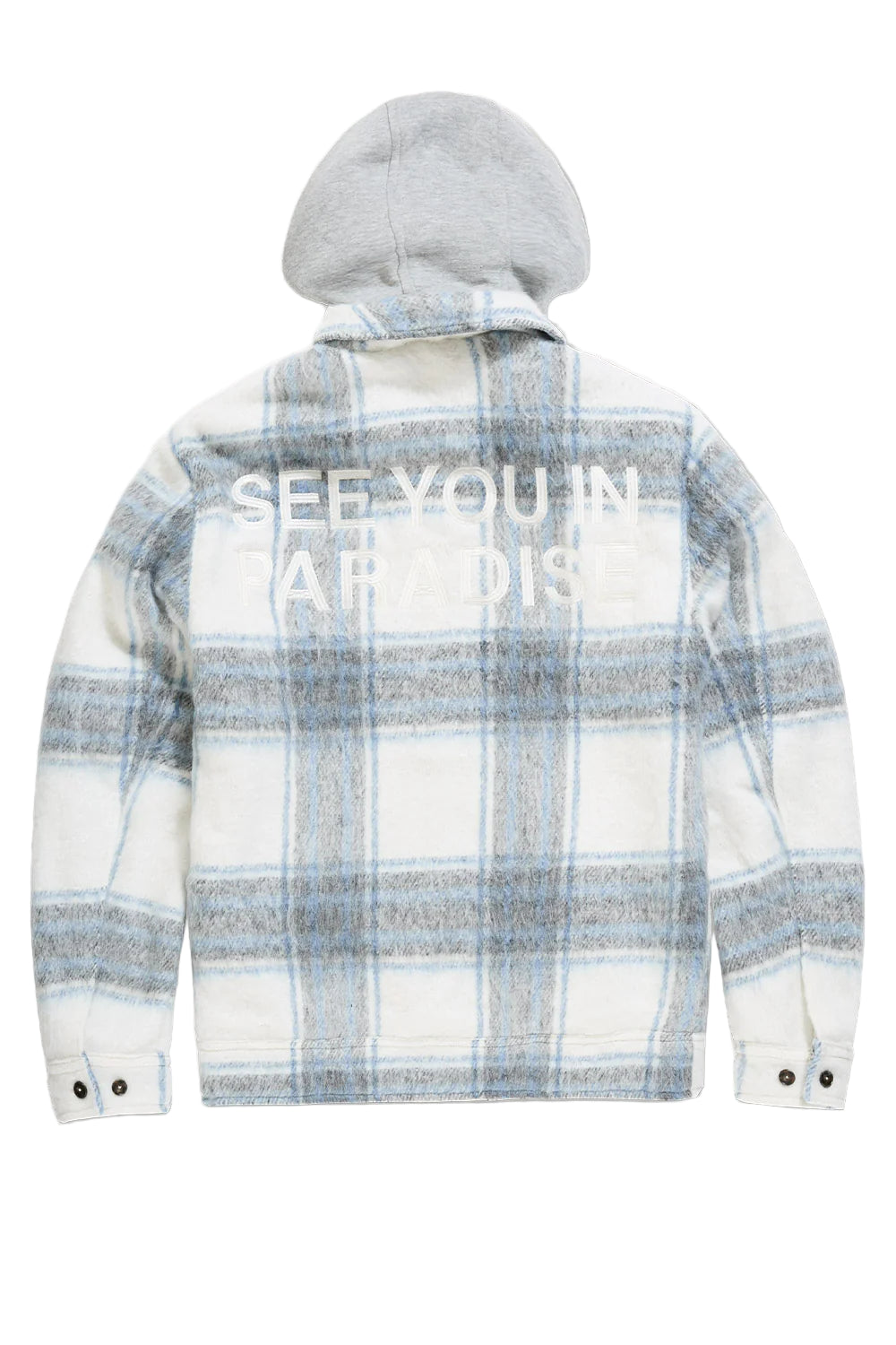 JORDAN CRAIG| SYIP HOODED FLANNEL SHACKET