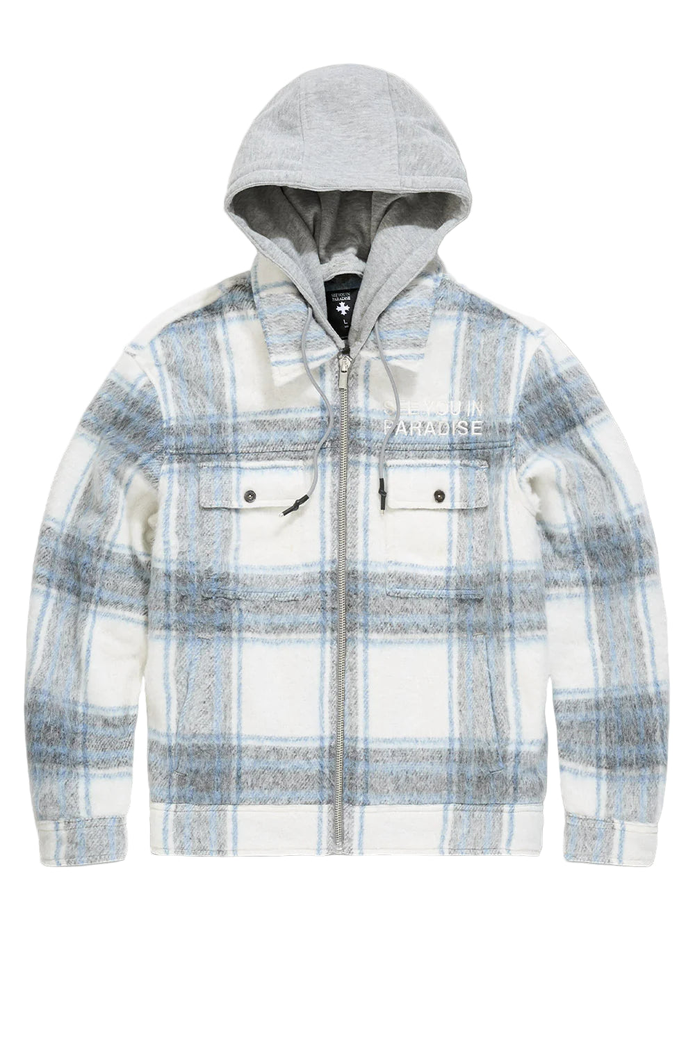 JORDAN CRAIG| SYIP HOODED FLANNEL SHACKET
