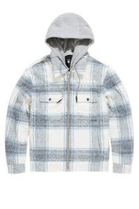 JORDAN CRAIG| SYIP HOODED FLANNEL SHACKET