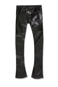 JORDAN CRAIG| THRILLER LEATHER STACKED PANTS