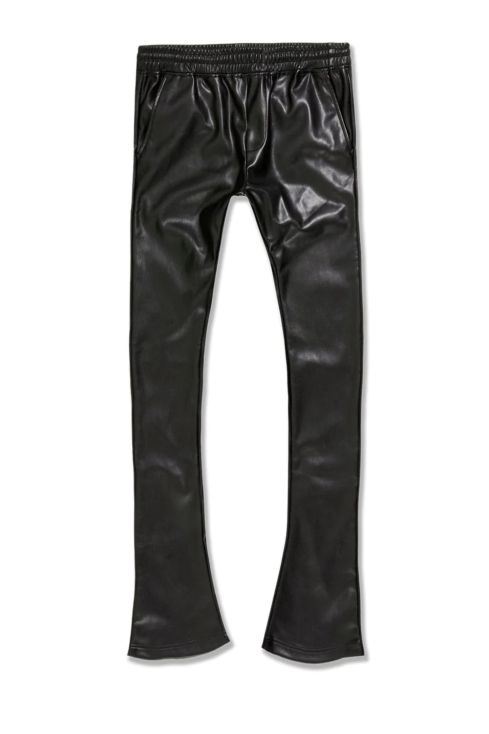 JORDAN CRAIG| THRILLER LEATHER STACKED PANTS