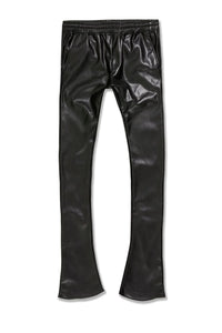 JORDAN CRAIG| THRILLER LEATHER STACKED PANTS