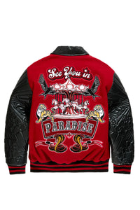 JORDAN CRAIG| SYIP SMOKE & MIRRORS VARSITY JACKET