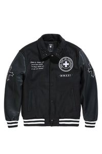 JORDAN CRAIG| SYIP ETERNAL VARSITY JACKET BLACK