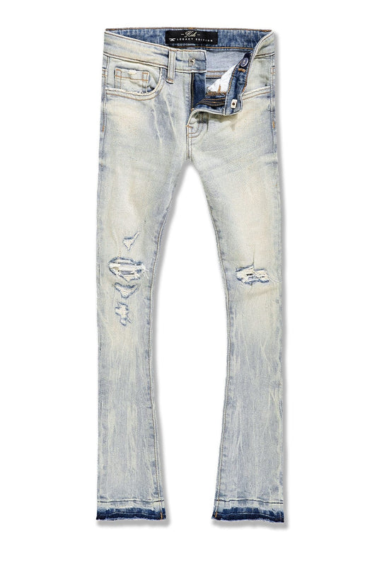 Jordan Craig| Kids "Iced Lager" Stacked Jeans