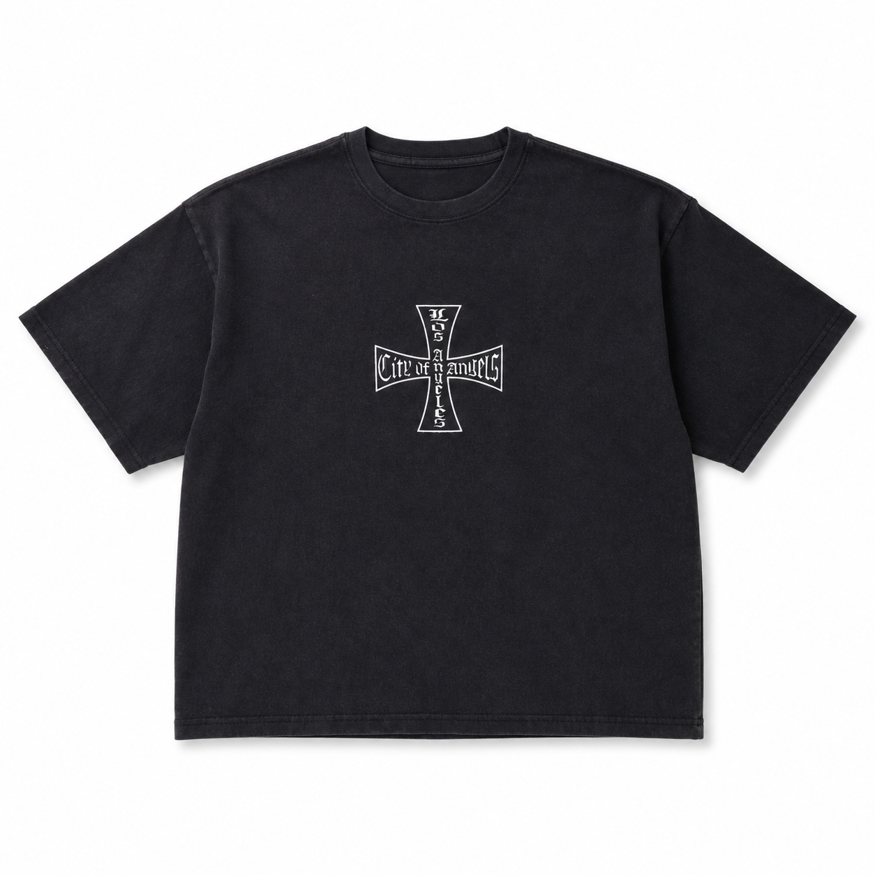 WASHED LA TEE BLACK