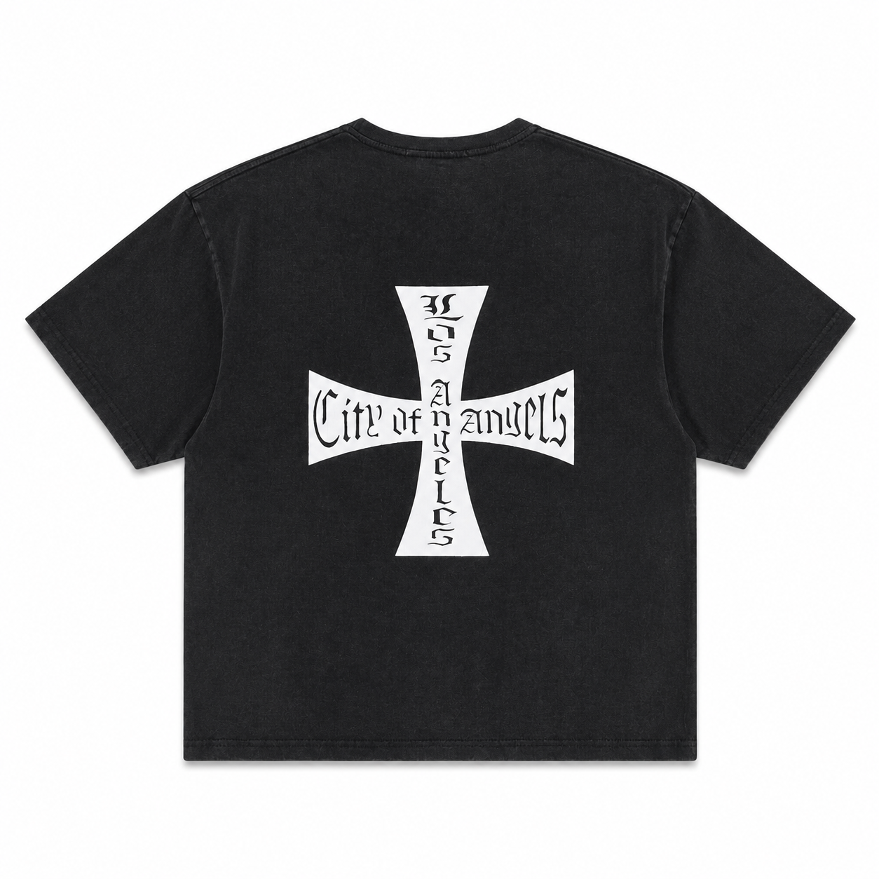 WASHED LA TEE BLACK