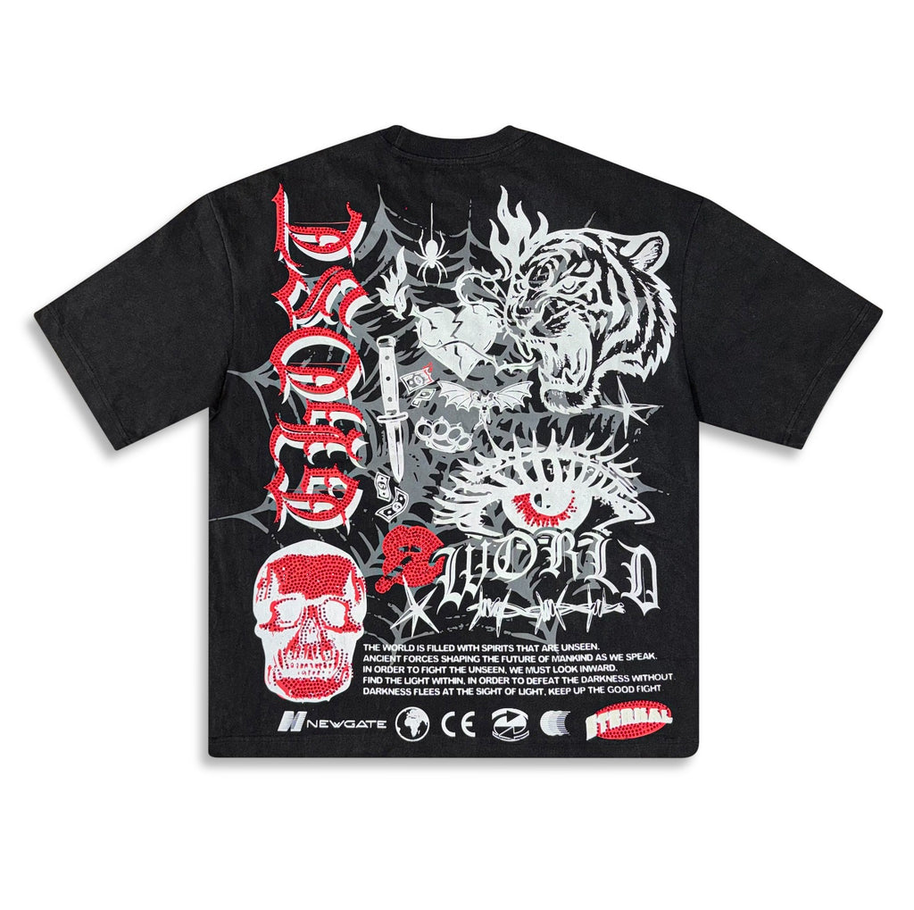 GHST WRLD| BAD OMENS TEE BLACK
