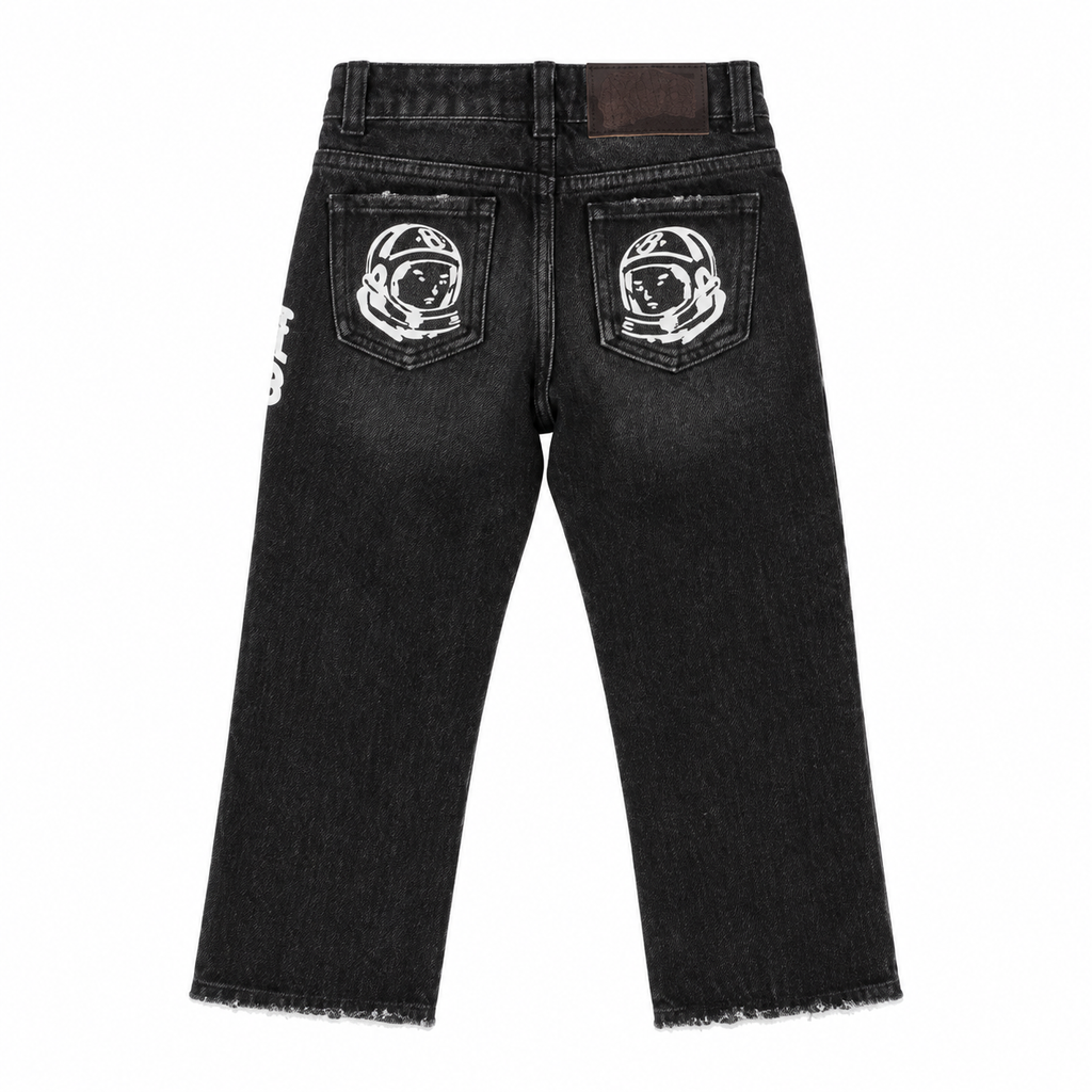 KIDS BB ARASHI JEANS black abyss back view