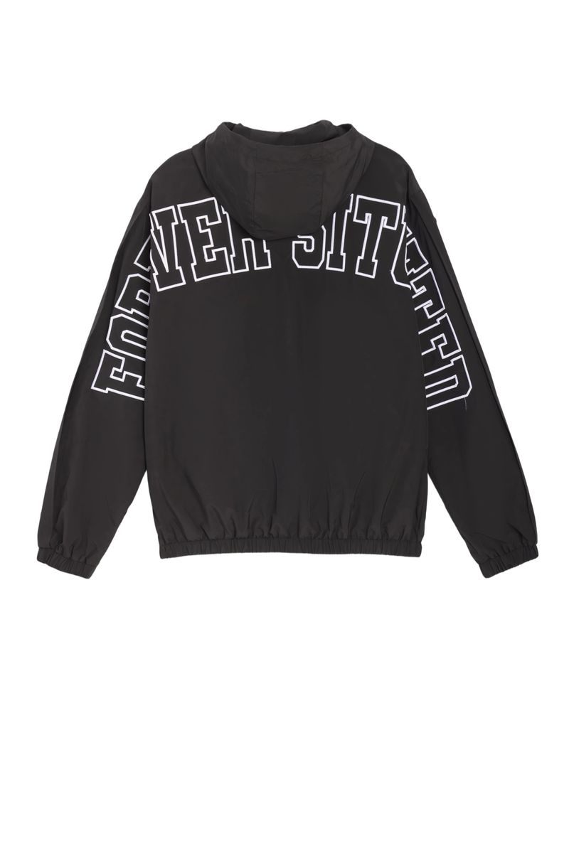 NYLON TRACK JACKET BLACK