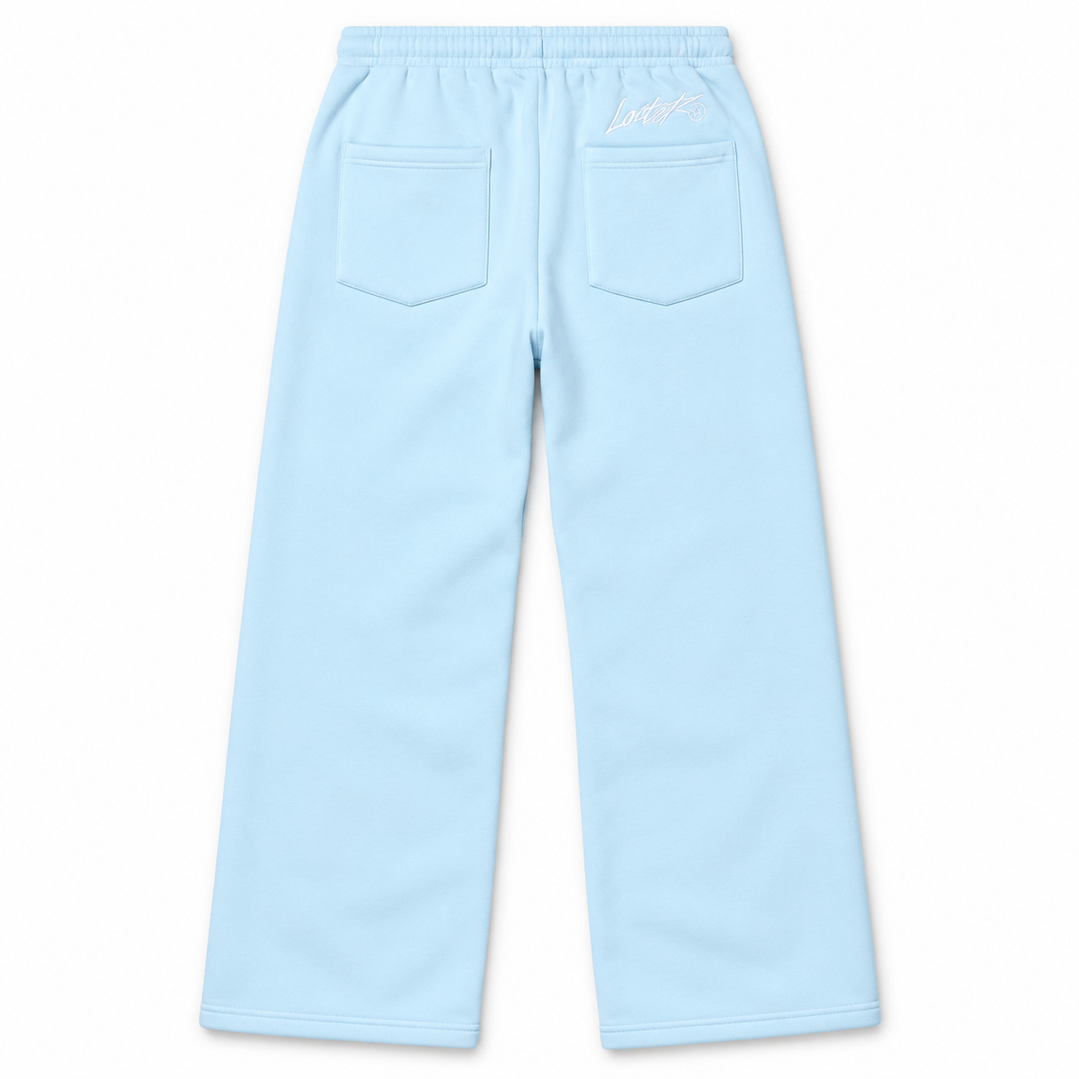 Loiter Hybrid Sweatpants Light Blue - back flat lay