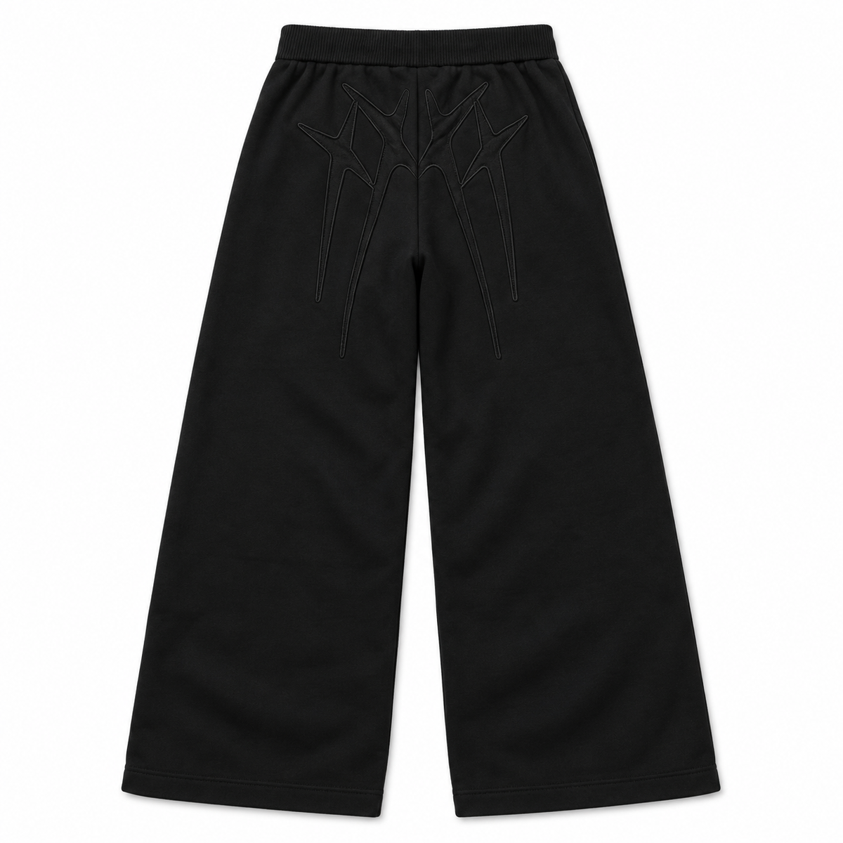 Loiter Ultra Hybrid Sweatpants Black - back flat lay