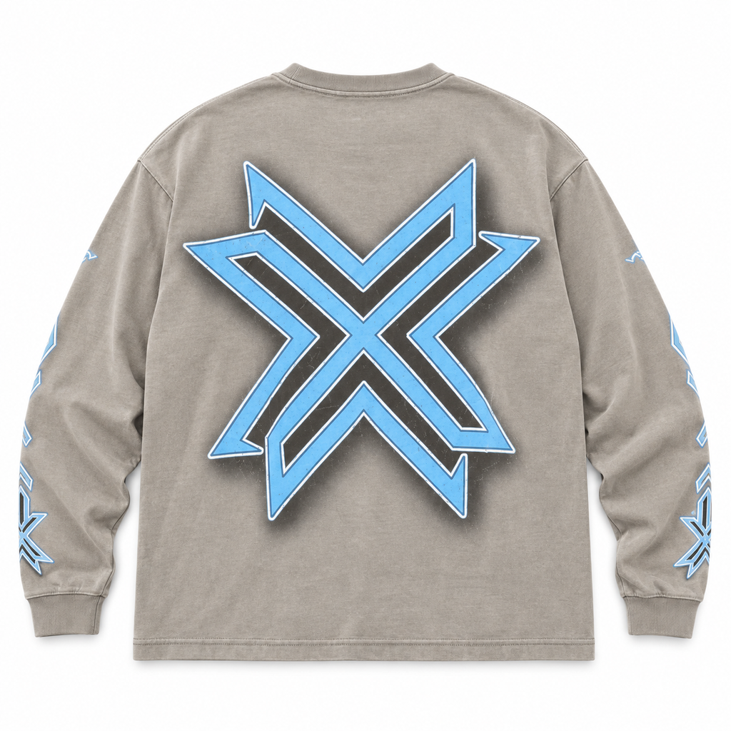 CROSSFIRE LONG SLEEVE | STONE GREY