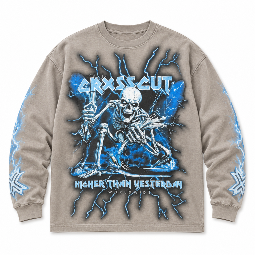 CROSSFIRE LONG SLEEVE | STONE GREY
