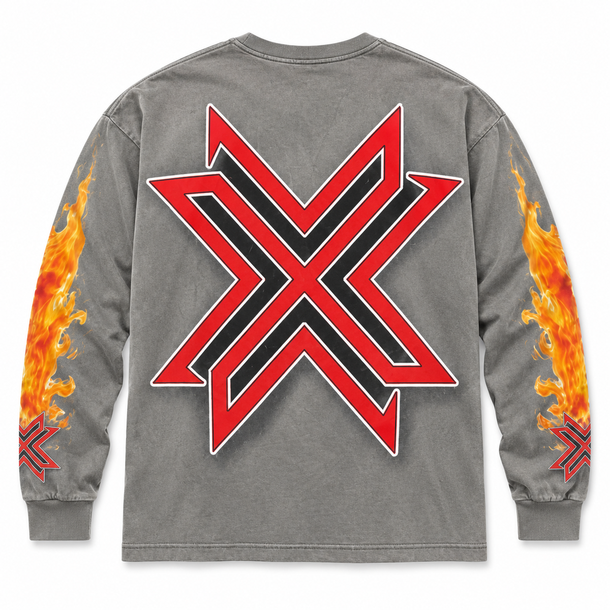 GHOST RIDER LONG SLEEVE | WASHED GREY