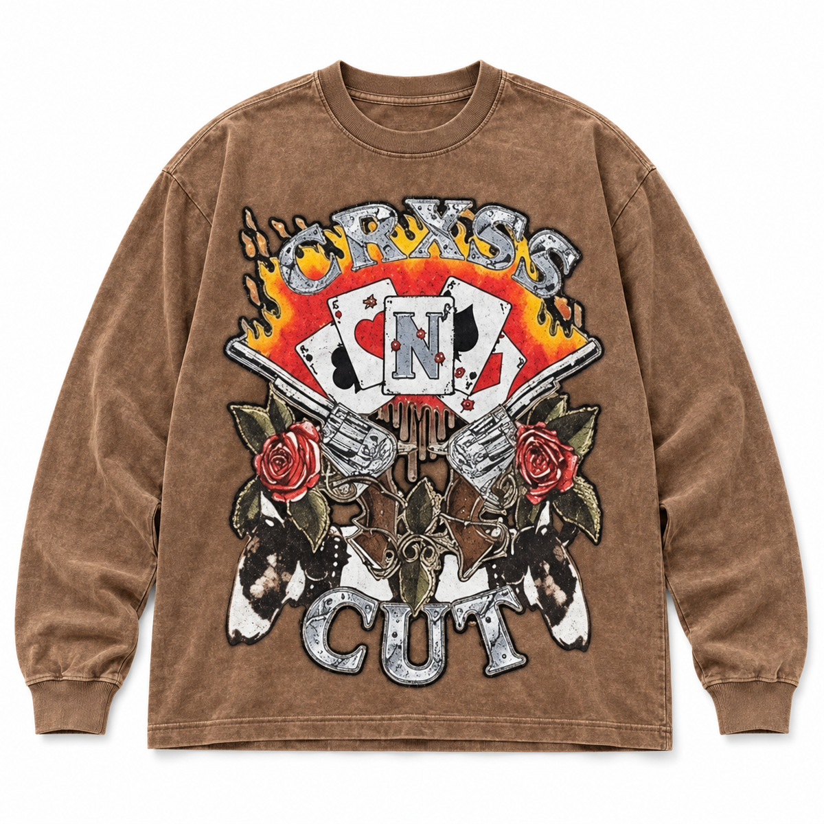 OUTLAW REVIVAL LONG SLEEVE | WASHED BROWN