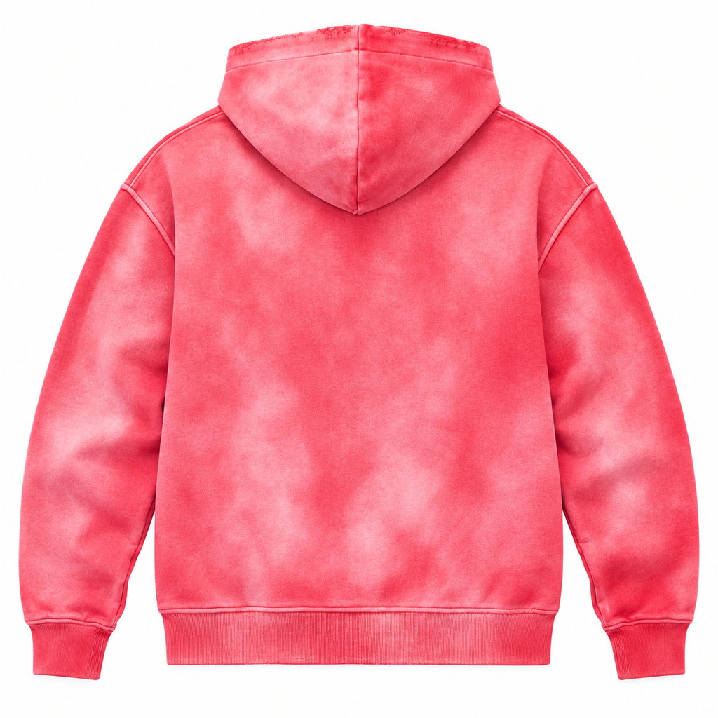 DUAA | 33 ZIP-UP HOODIE - RED