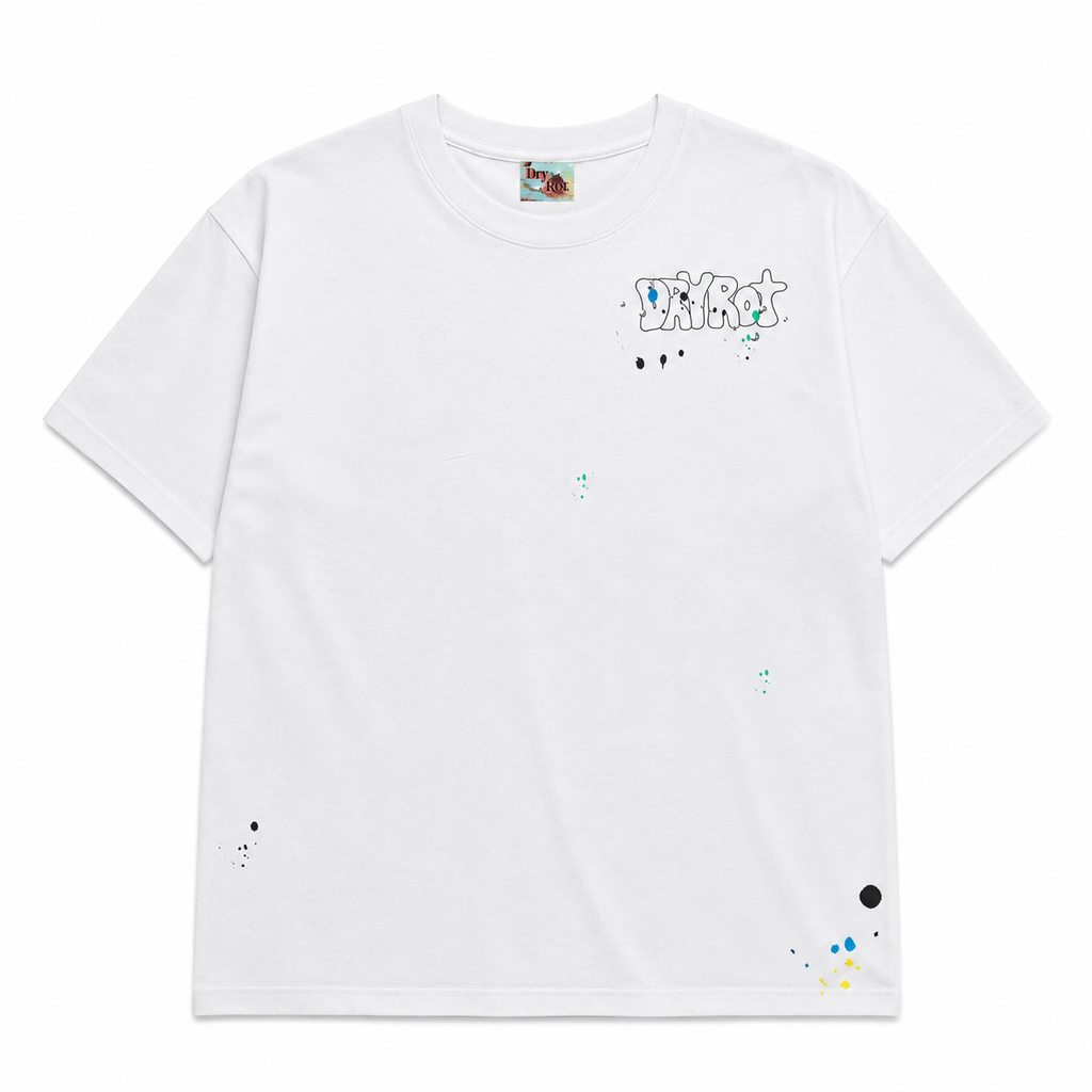 DRY ROT|DIRTY SILO TEE WHITE