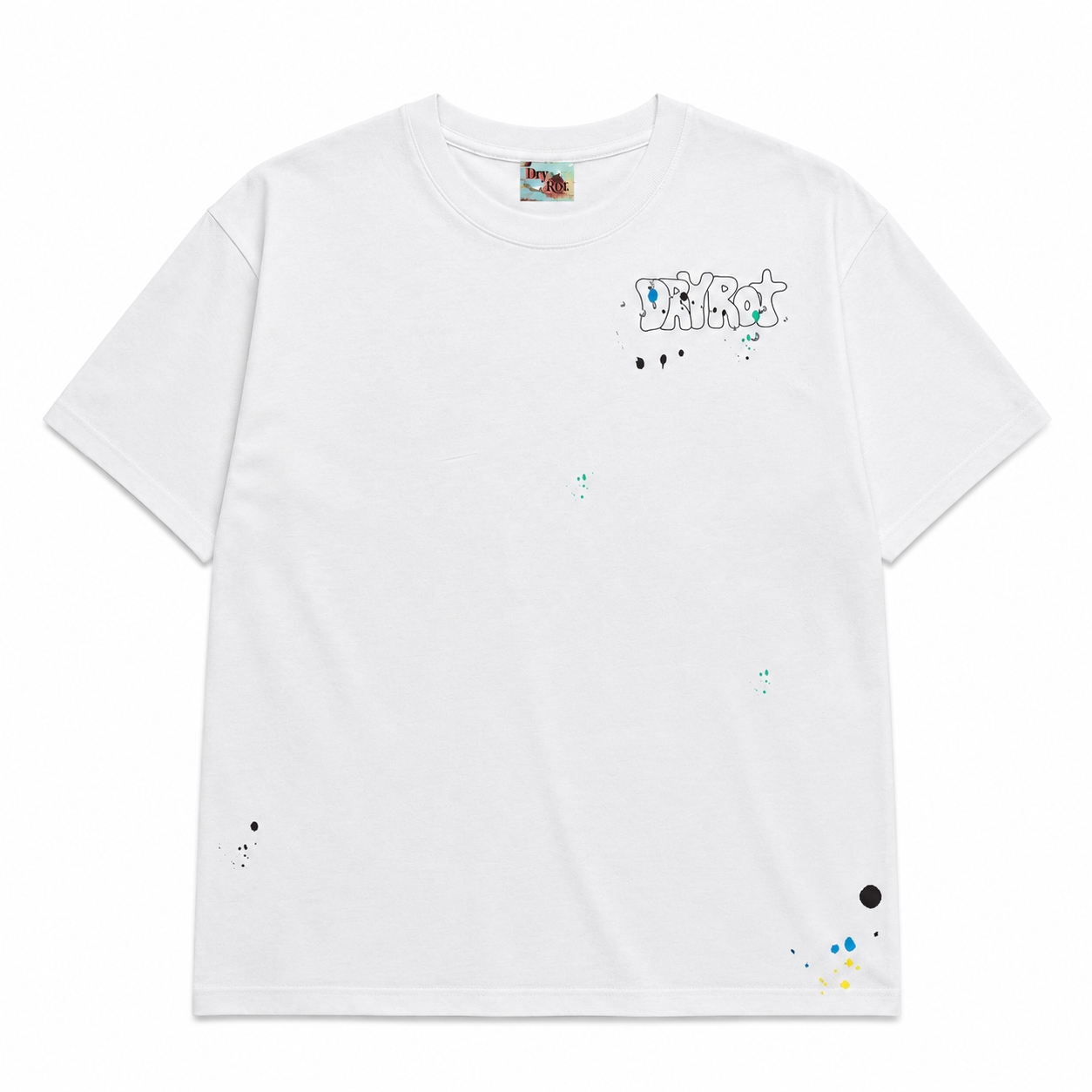 DRY ROT|DIRTY SILO TEE WHITE
