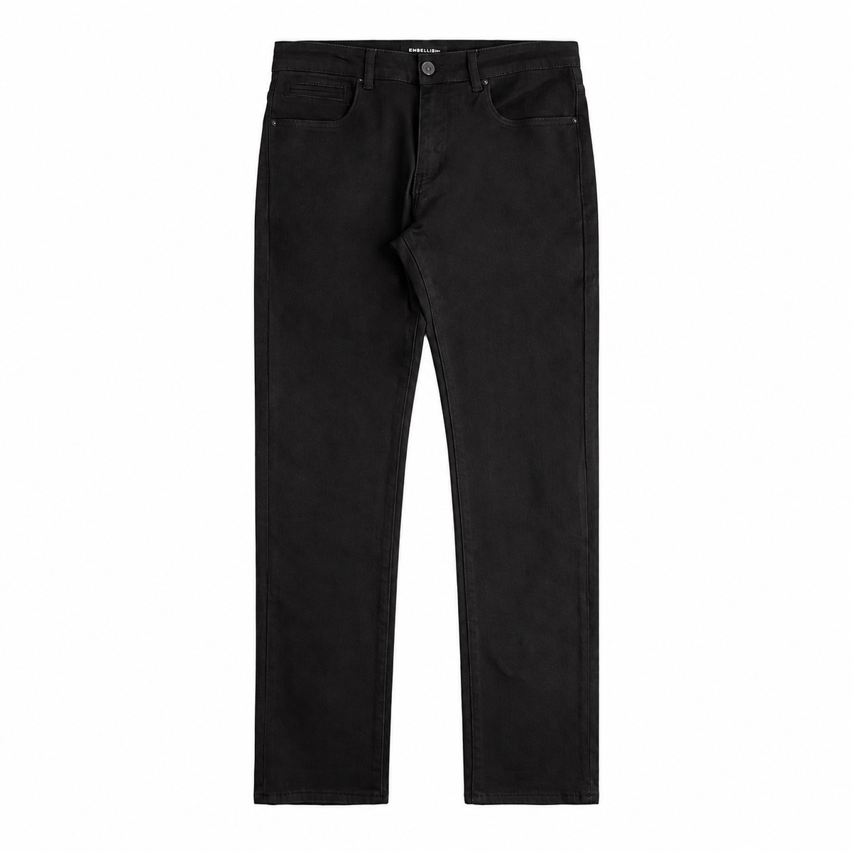 SPENCER RELAXED JEANS - BLACK - front flat lay
